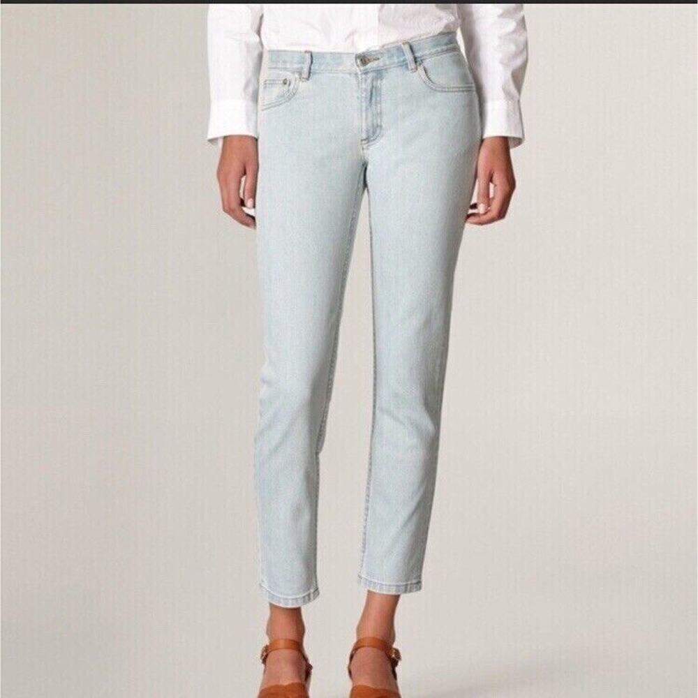 A.P.C Etroit Court Womens Jeans Straight Leg Stretch 5 Pocket Indigo Blue Sz 31*
